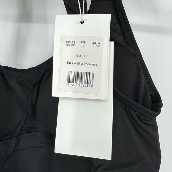 Andie Swim Catalina One Piece Swimsuit Black New XXS - Picture 8 of 10